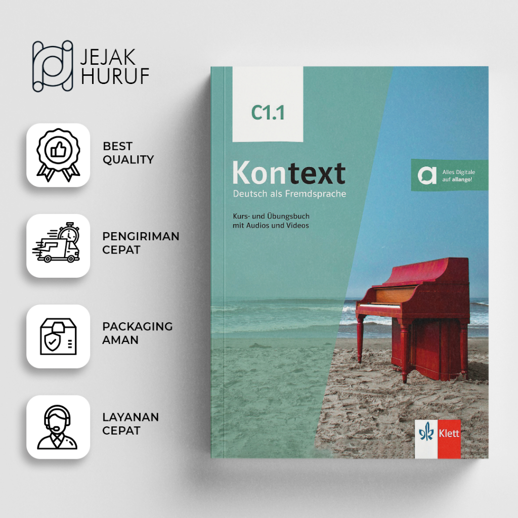 Buku Kontext C1.1 & C1.2 Deutsch als Fremdsprache Kurs- und Ubungsbuch mit Audios