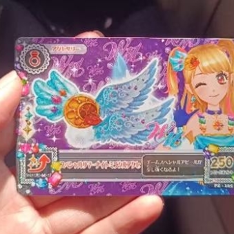 Aikatsu WM Summer Night miracle wings accessories ULTRA RARE Mikuru Aikatsu cards
