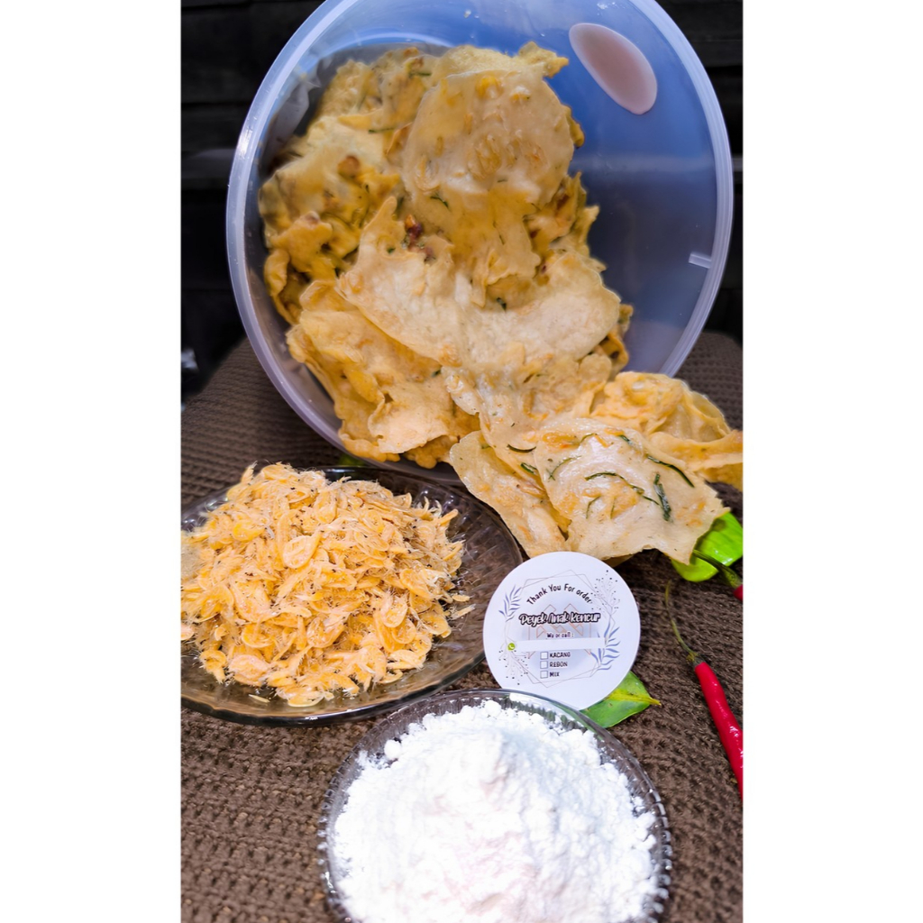 

Peyek Anak Kencur, peyek rebon 5 liter toples jumbo