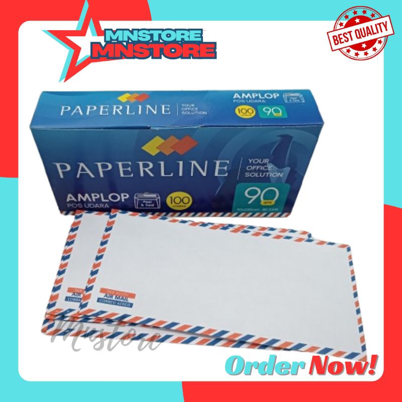 

PAPERLINE amplop 90aps - amplop panjang bergaris perbox isi 1000 lembar