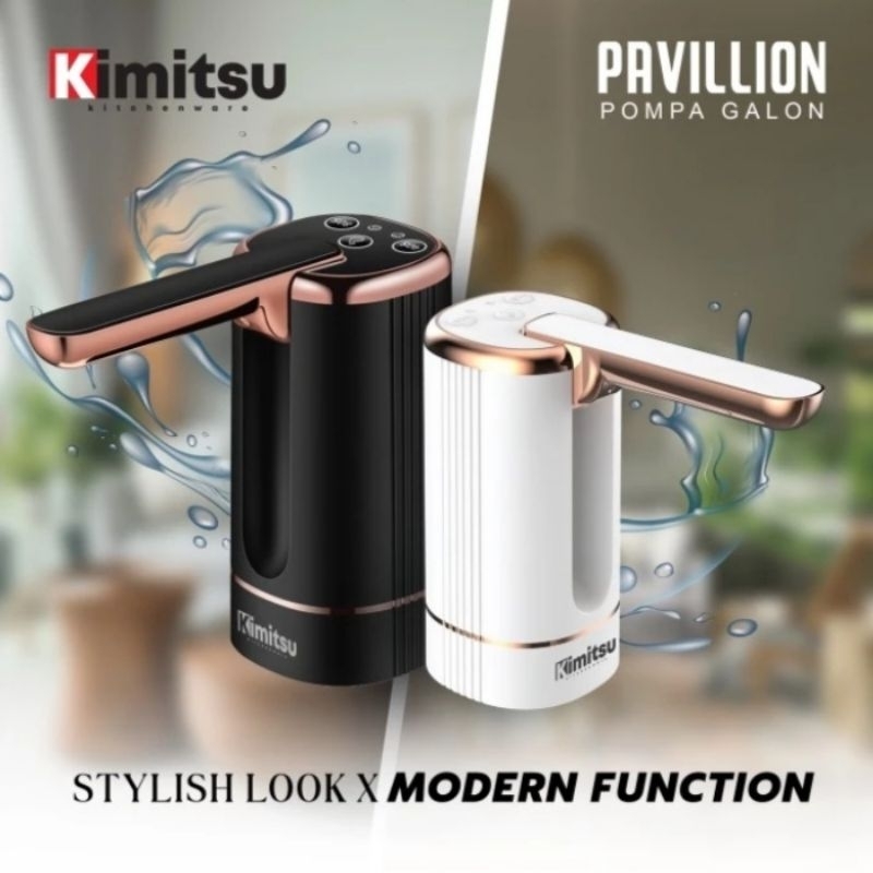 BATAM - KIMITSU KPG1773W KPG1773B KPG 1773 B W water pump pompa galon elektrik rechargeable aestheti