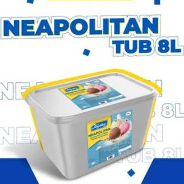 

Joyday Ice Cream Neapolitan Bucket 8L - Es Krim Ember