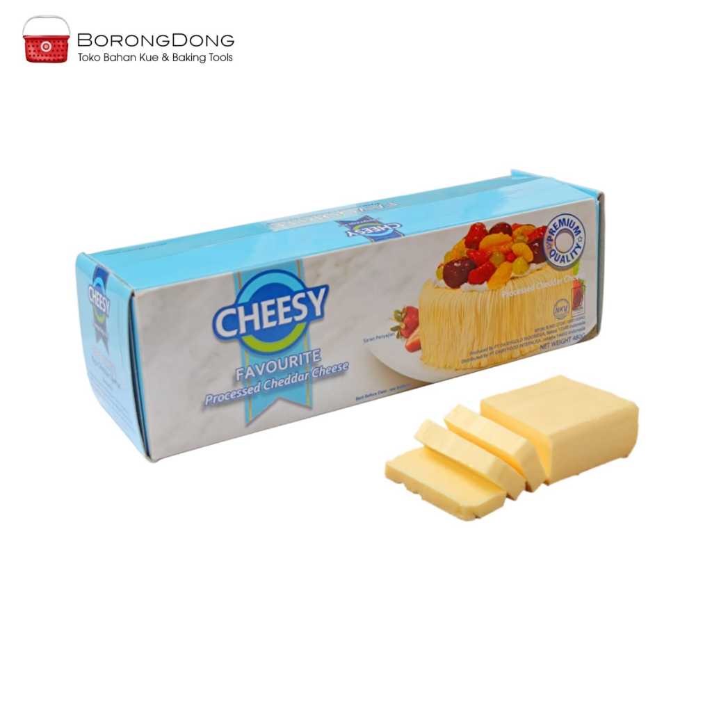 

Cheesy Favourite 480 Gr / Keju Cheddar Premium