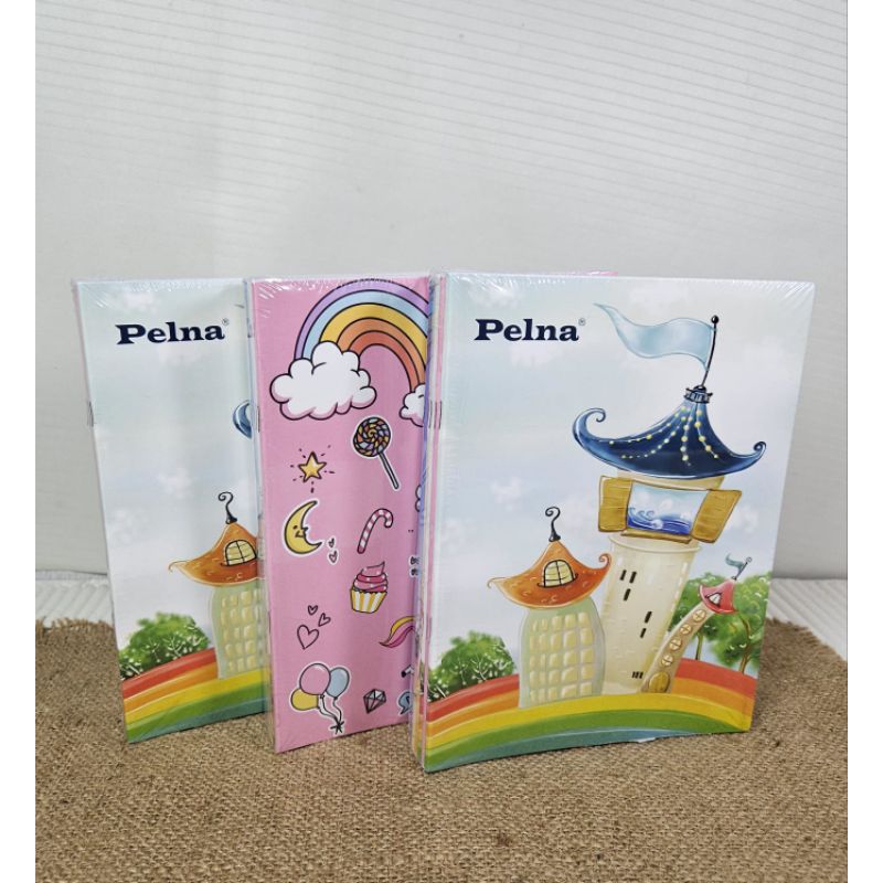 

Buku tulis 38 lembar 10 buku merek pelna ukuran buku tulis biasa/kwarto