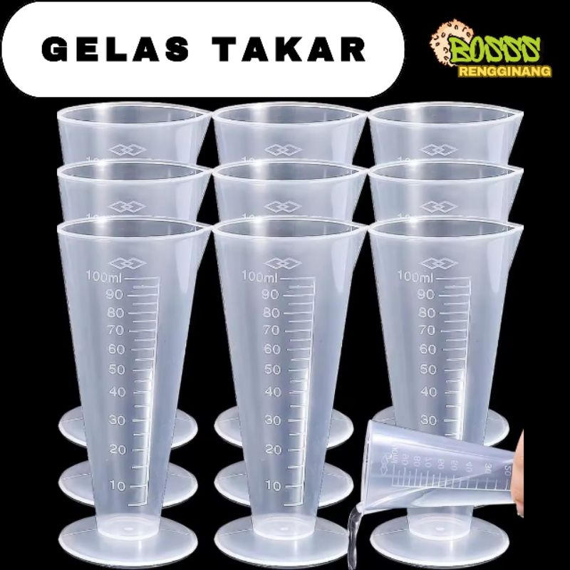 Gelas Takar 100 ml Gelas Takaran Gelas Ukur 100 ml