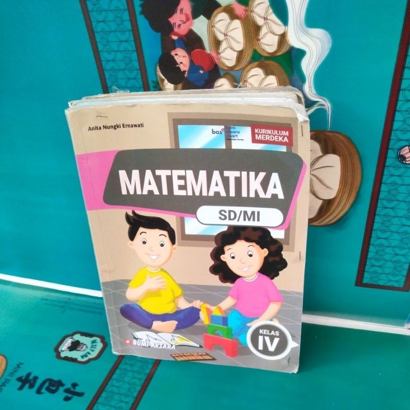 Buku Matematika SD/MI kelas 4 Kurikulum Merdeka Bumi aksara