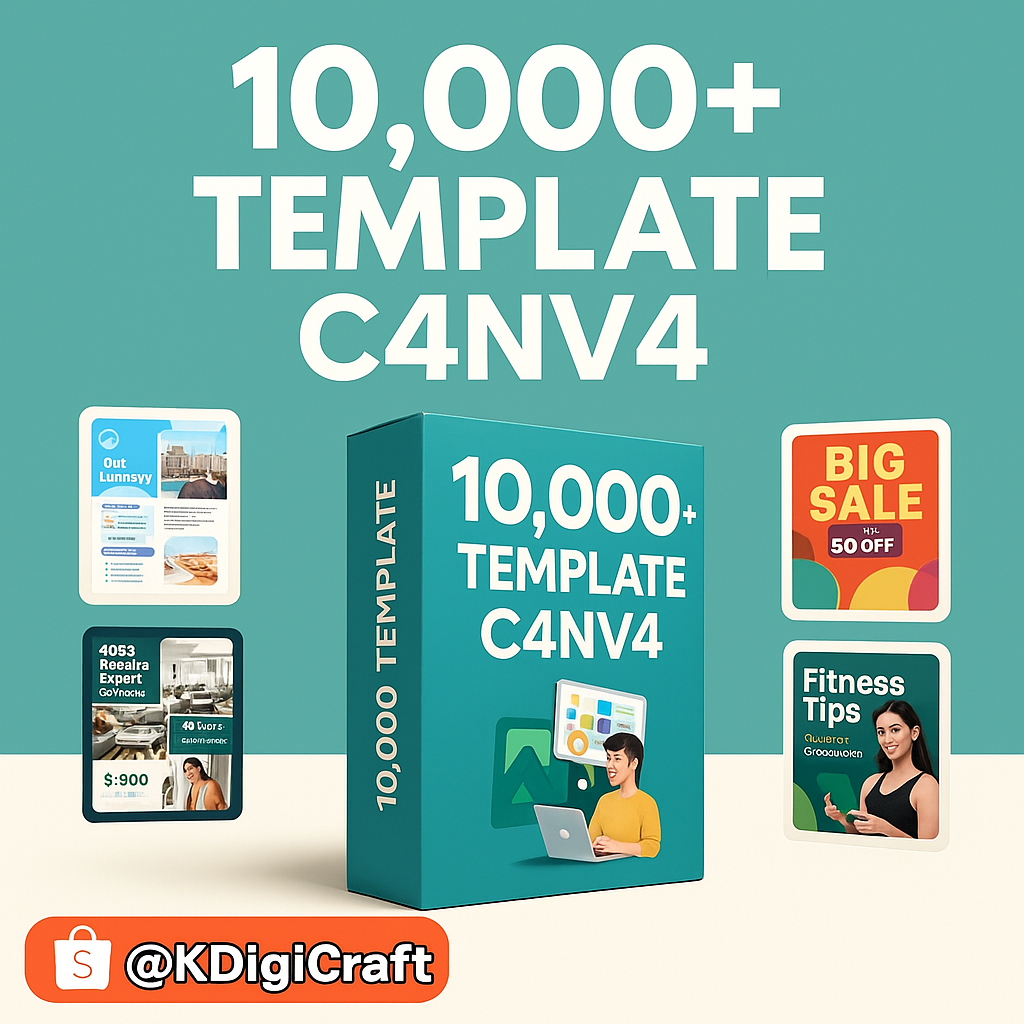 [Promo] PAKET 10,000+ Canva Template Bundle PLR 2025 - BISA DIJUAL KEMBALI