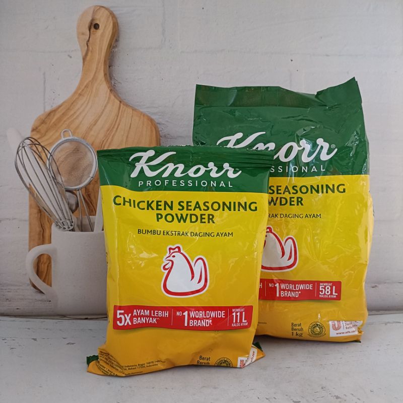 

KNORR CHICKEN POWDER ( 1KG DAN 200GR )