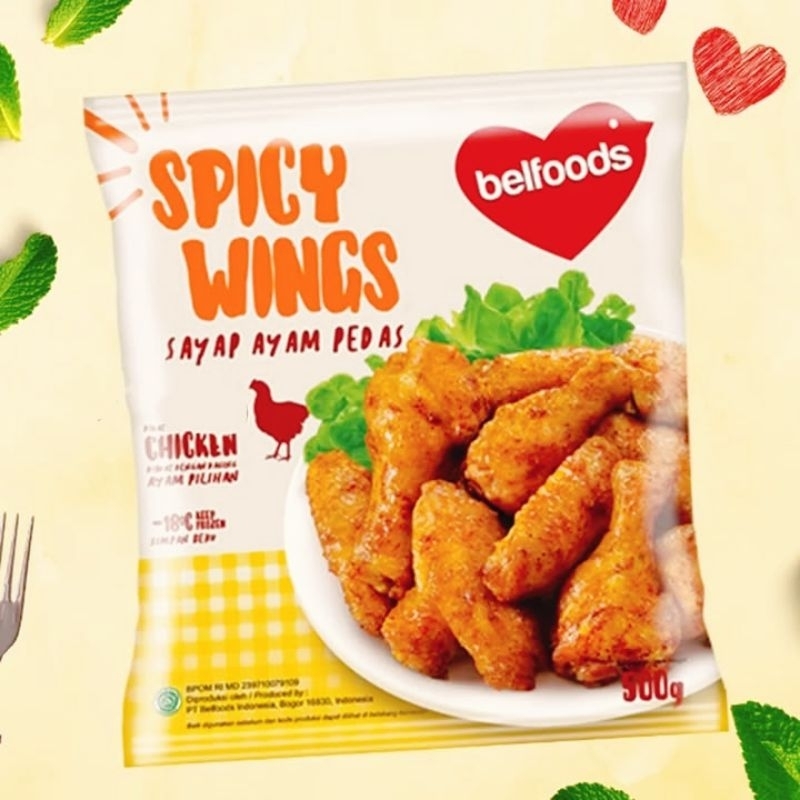 

Belfoods spicy wings 500g