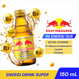 

KRATINGDAENG ENERGY DRINK SUPER BTL 150mL