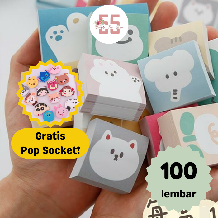 

Sticky Note Kecil Motif Kartun Lucu - 136
