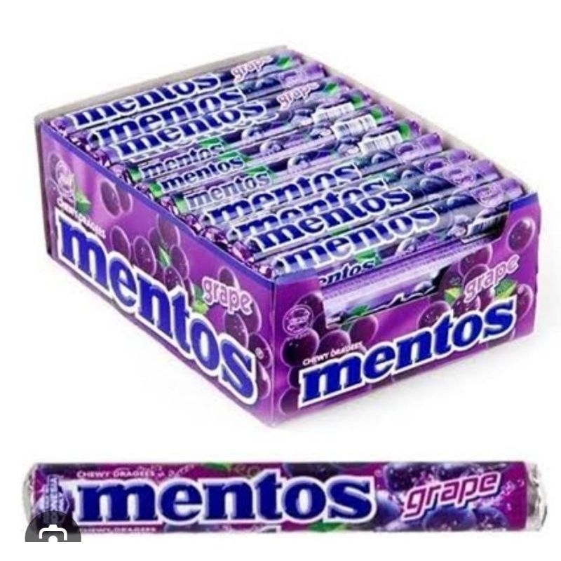 

Permen Mentos Roll Anggur isi 14 x 29 gram/isi 14 pcs