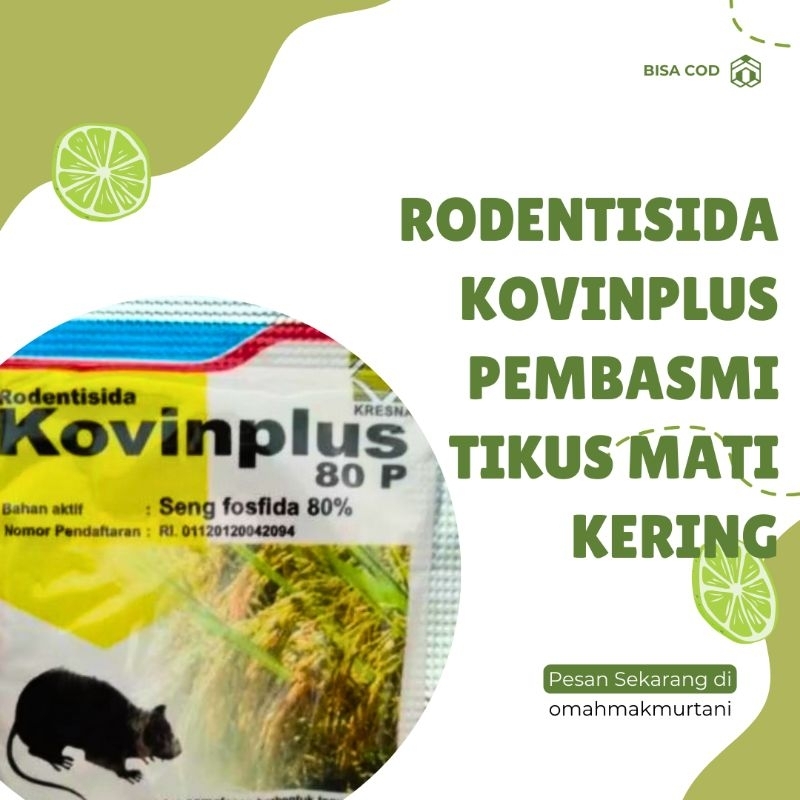 Kovinplus pembasmi tikus termurah racun tikus REPACK