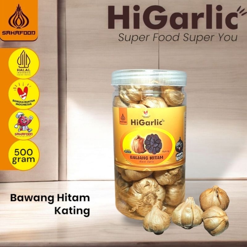 

Black Garlic Kating 500gram Bawang Hitam Kating SahaFood superfood sehat dan menyehatkan