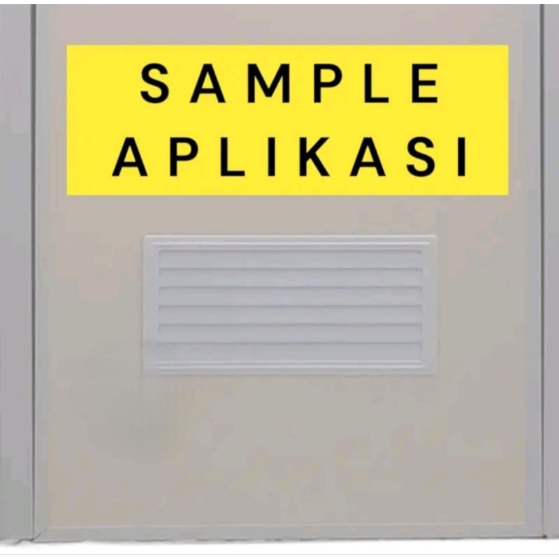 IOP jalusi pvc / ventilasi/ kisi-kisi pintu kamar mandi toilet wc pintu kamar mandi