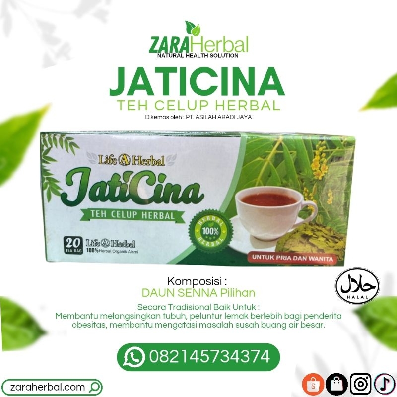 

TEH JATI CINA CELUP HERBAL