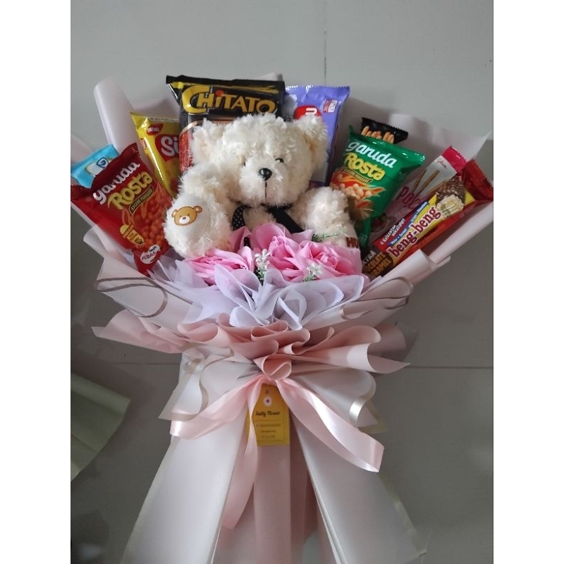 

BUKET JAJAN TEDDY BEAR (HANYA BALIKPAPAN)