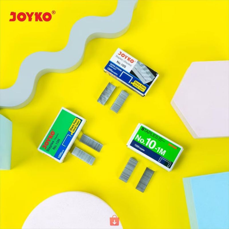 

STAPLES JOYKO NO.10 KECIL ISI STAPLER REFILL HEKTER NO.10N 1 DUS