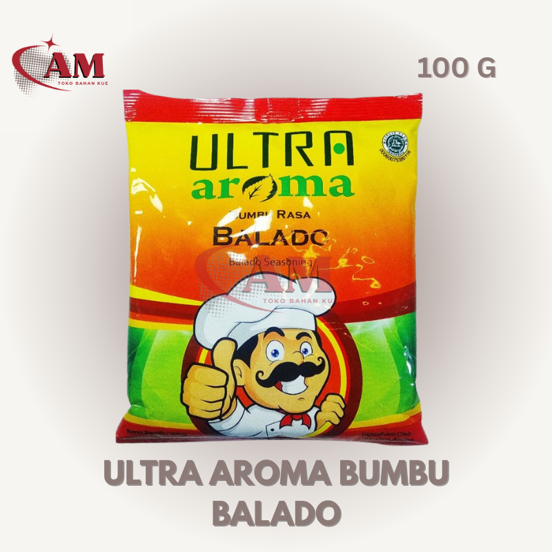 

ULTRA AROMA BUMBU ANEKA RASA BALADO 100 GR - BUMBU TABUR SEGALA CEMILAN