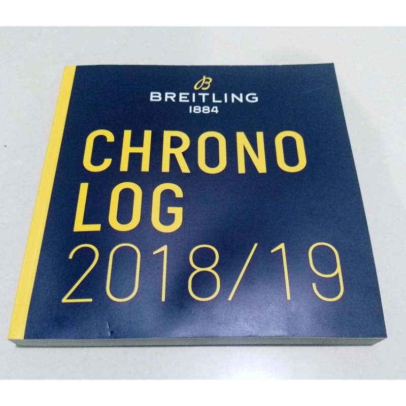 Buku Katalog Jam Tangan Breitling Chronolog Chrono Log 2018 2019
