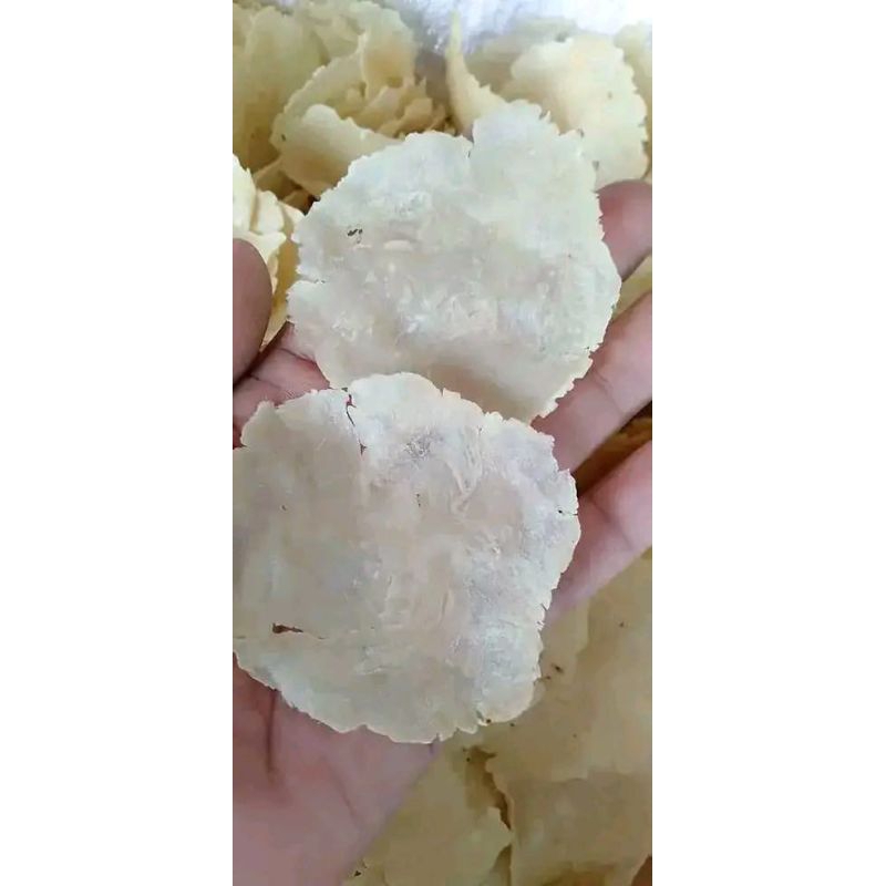 

200 Gram Emping Melinjo Super Asli ( Emping Kering Mentah Asli Banten)