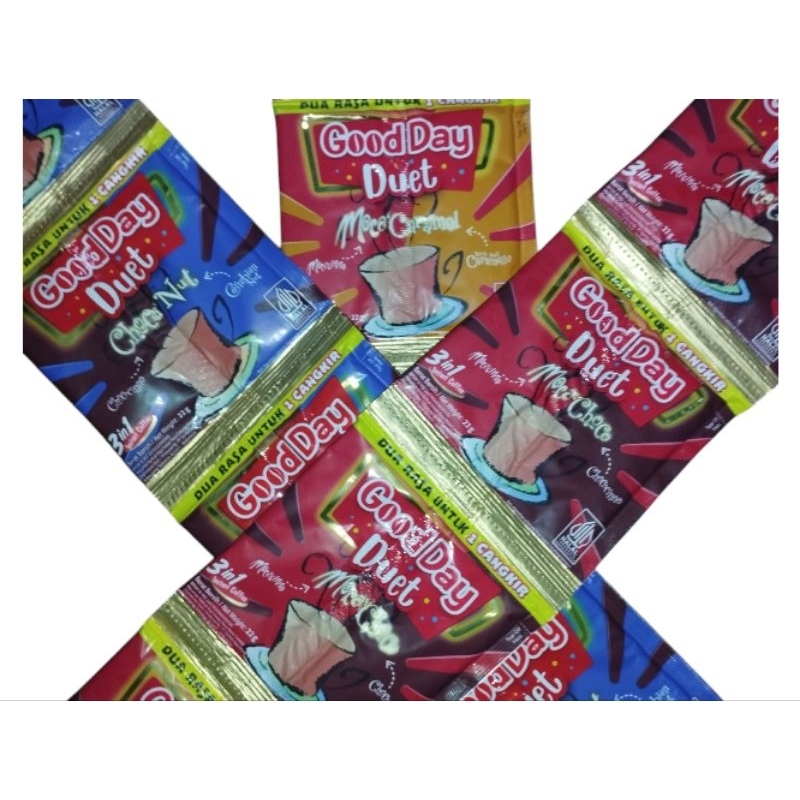 

Kopi Good Day Duet All Varian 10 Sachet-Coffee Instan