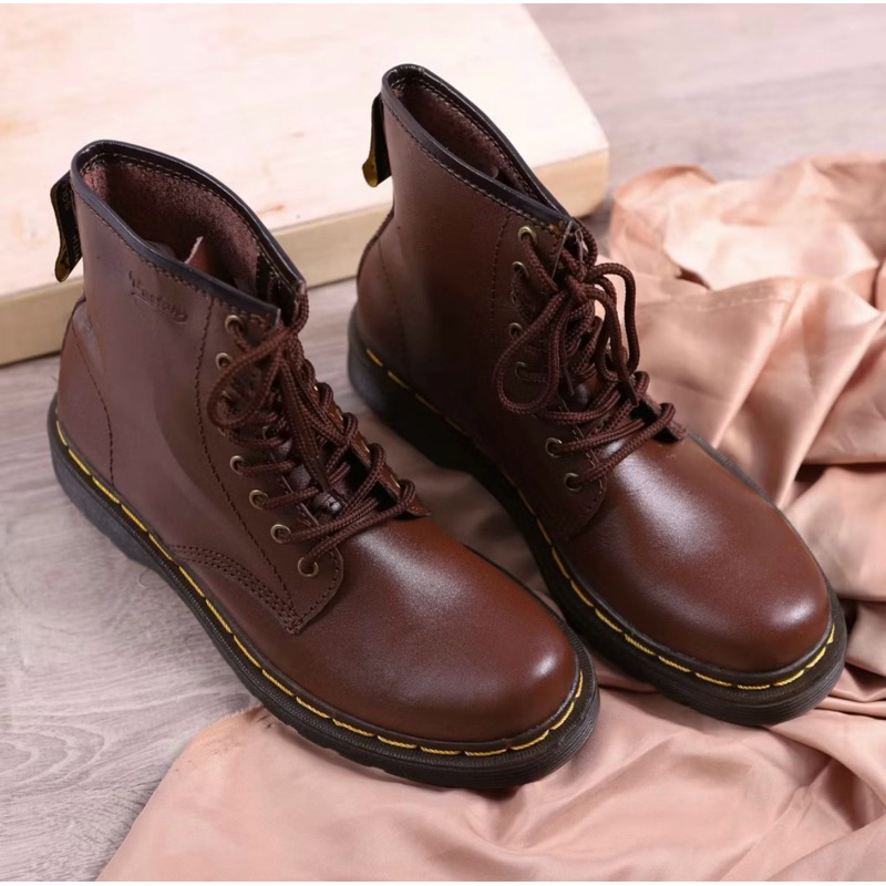 Sepatu Boot Docmart sepatu kulit sepatu boot pria model Exodus