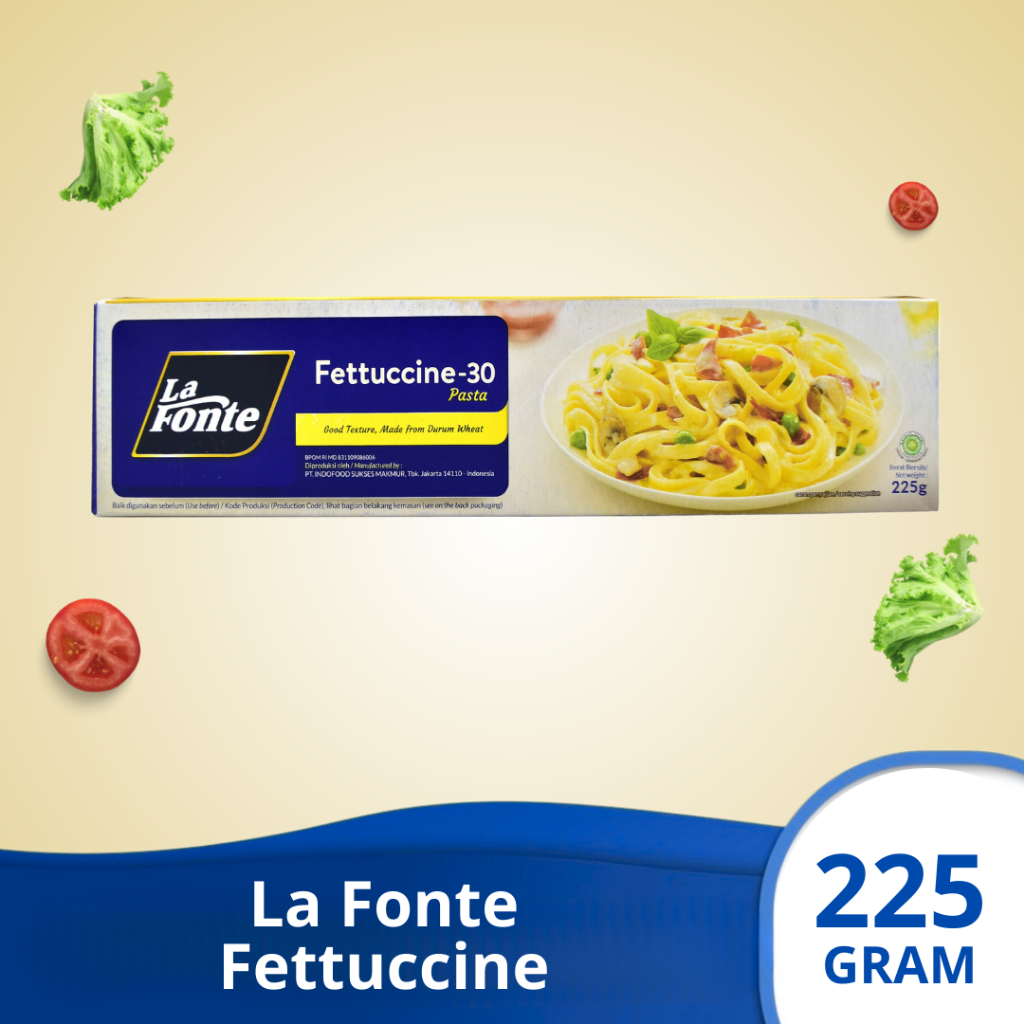 

LA FONTE FETTUCCINE Mie Spaghetti 225 gram