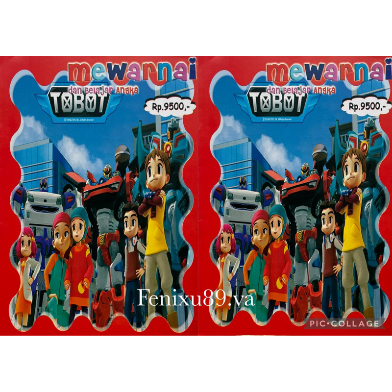 Buku Mewarnai Tobot Jumbo