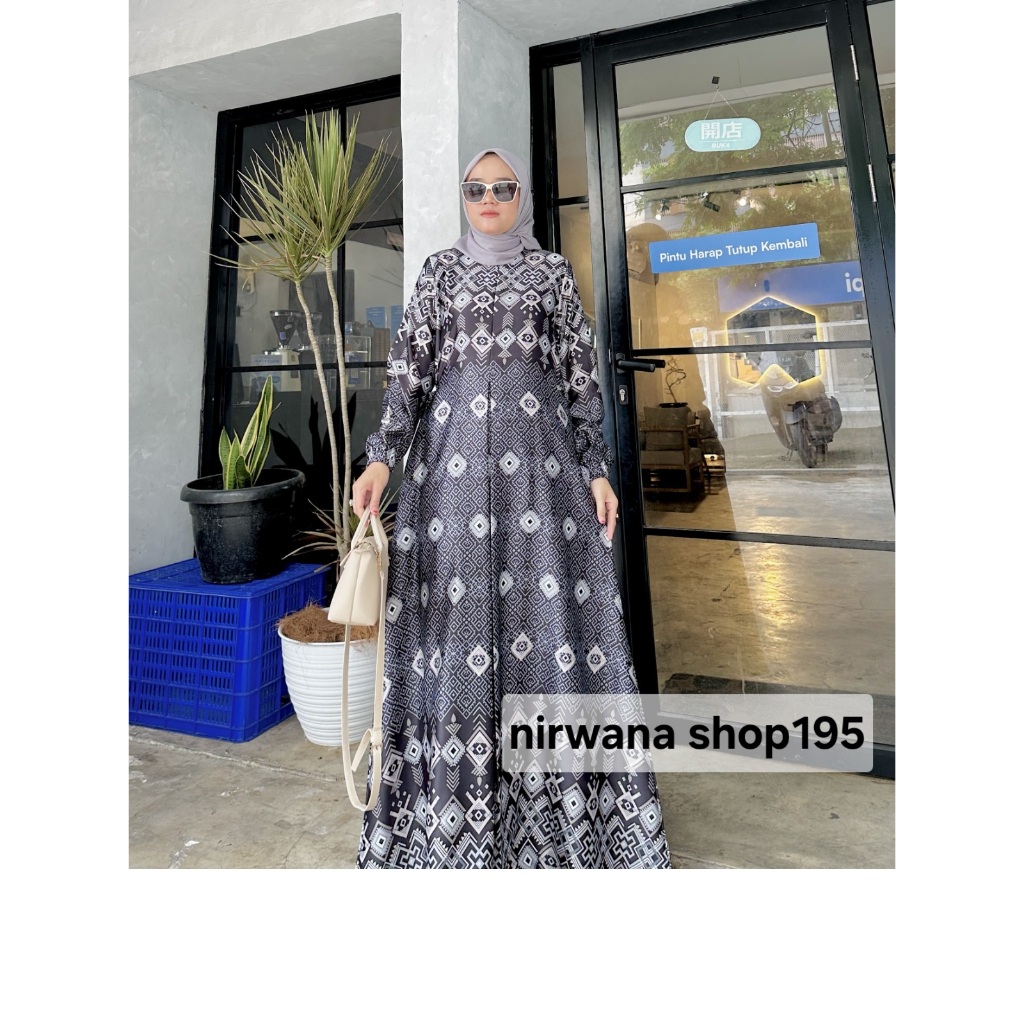 model  baju gamis bahan armani silk premium