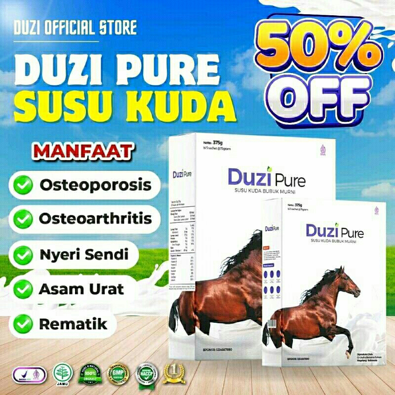 

Duzi Pure - Susu Kuda Lombok Bubuk 200 Gram