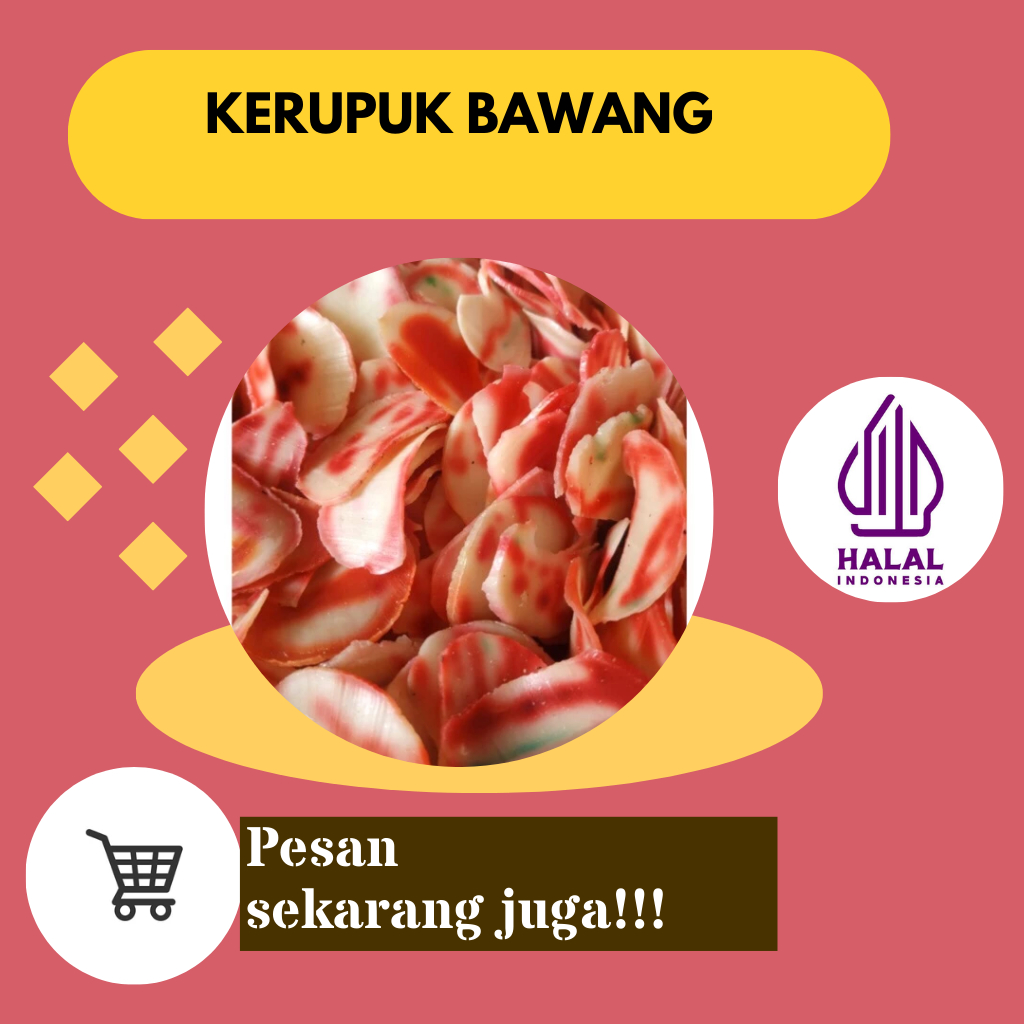 

Kerupuk bawang pesta krupuk bawang mentah