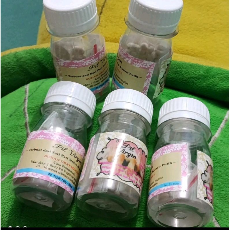 

paket 10 botol kunyit putih