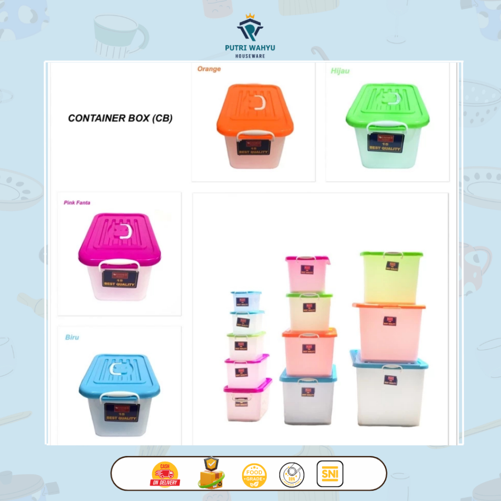 Putri Wahyu Kotak Penyimpanan Buku Container Box (CB) Gajah