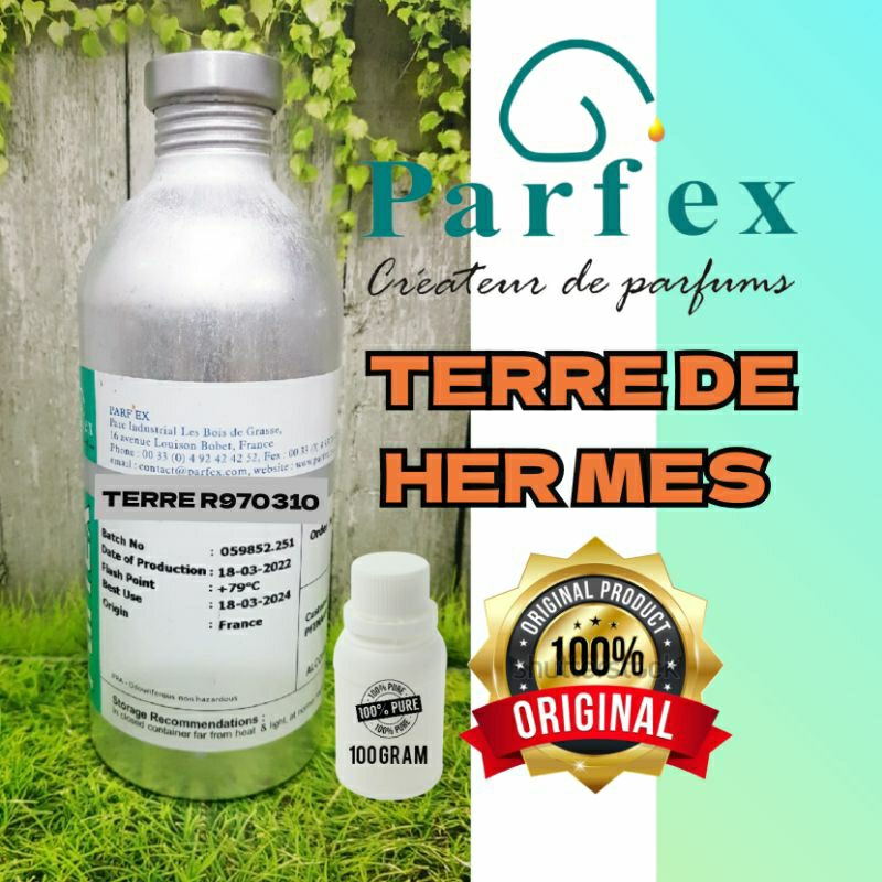 100ML Terre Bibit Parfum Murni Terre D'Her mes Original Parfex