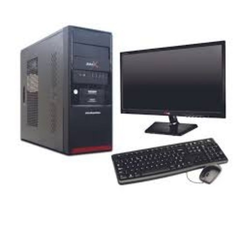 PC rakitan satu set core i3 gen 4 ram:8gb hdd:1TB