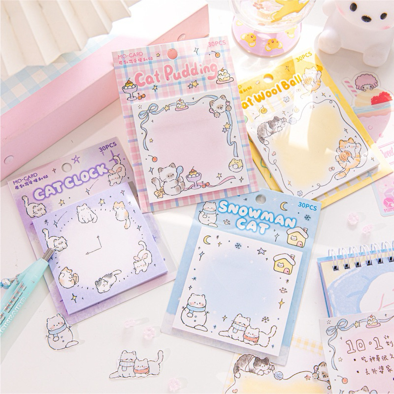 

Sticky Notes RABBIT atau CAT 7.5 x 7.5 cm ( 1 Pack isi 60 Lembar ) / Sticky Notes Fancy Lucu / Memo