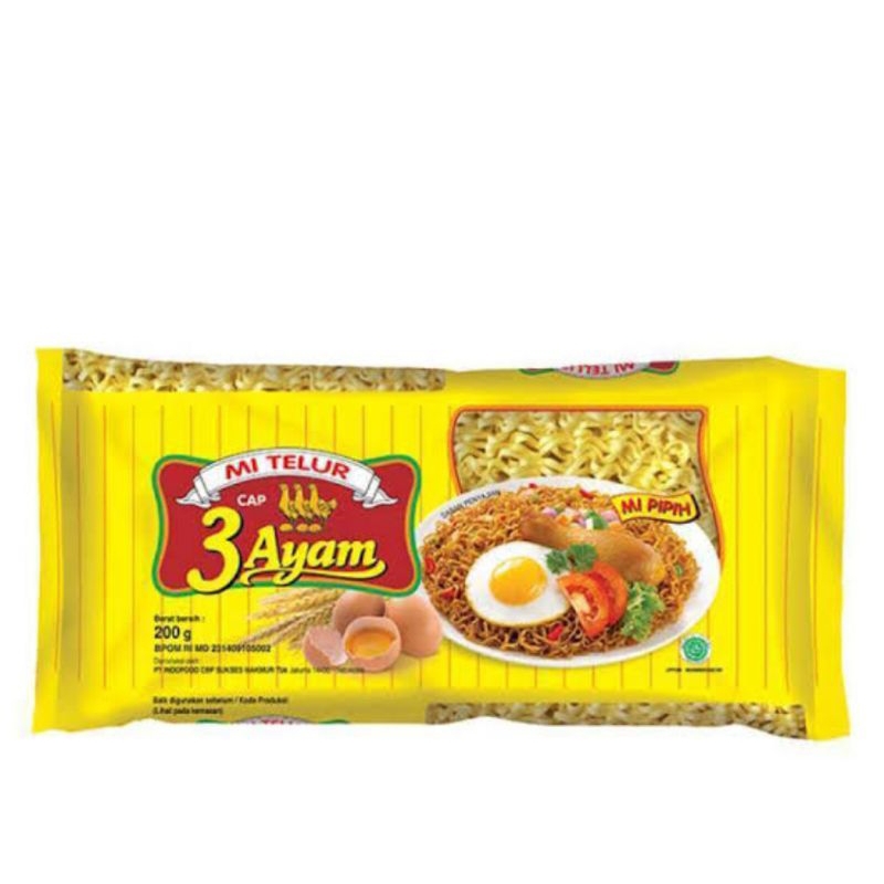 

MIE TELOR CAP 3 AYAM/ bks