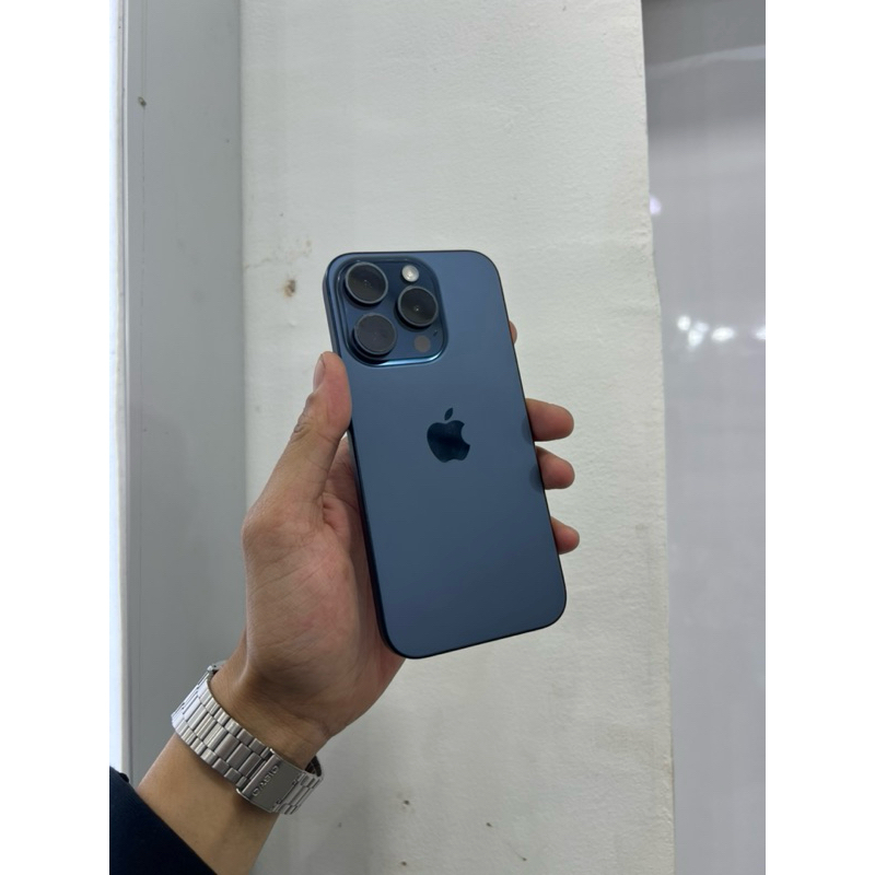 iphone 15 pro 128 blue second resmi