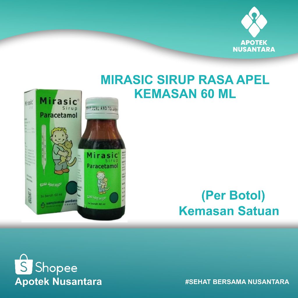 Mirasic Sirup 60 ml / Mirasic Paracetamol