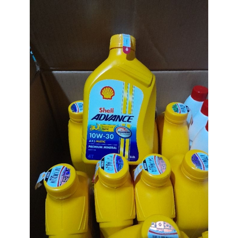 OLI MOTOR Oli Shell Advance AX5 15W-40 – Oli Motor 4 Tak Mineral 0,8L 800ML