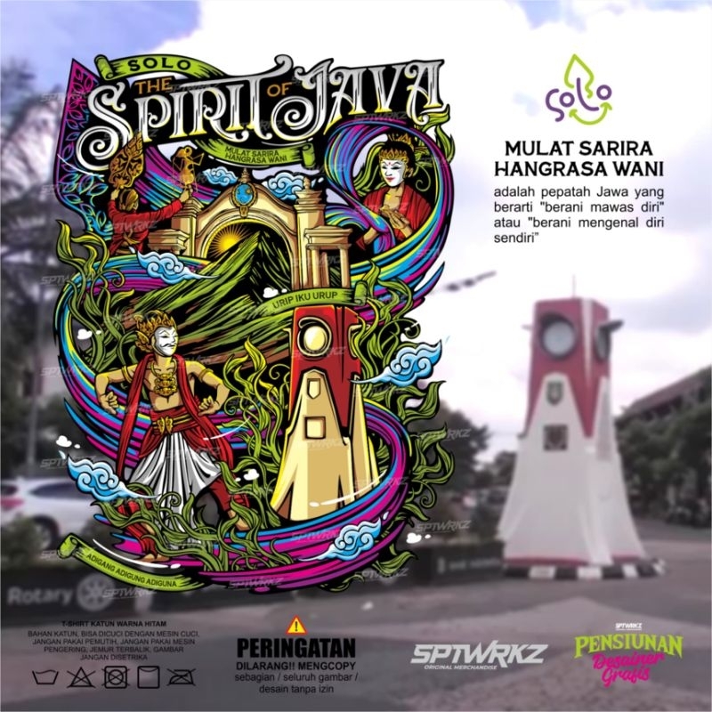 KAOS SPIRIT OF JAVA/KAOS KOTA SOLO