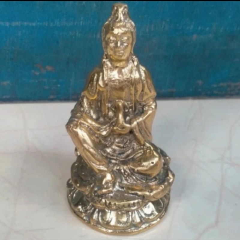 Patung Dewi Kwan Im Kuningan Murah