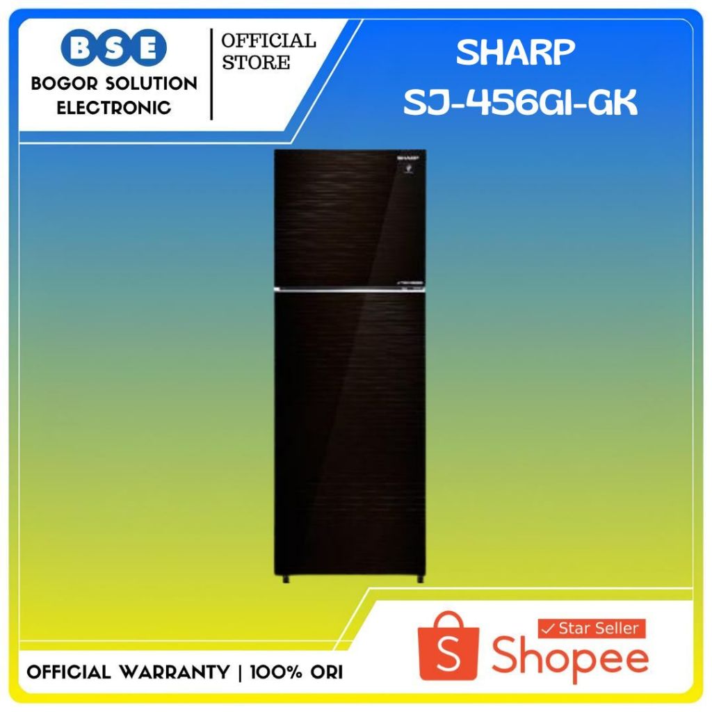 SHARP SJ-456GI-MK INVERTER KULKAS SHARP 2 PINTU SJ 456GI MK 352 LITER