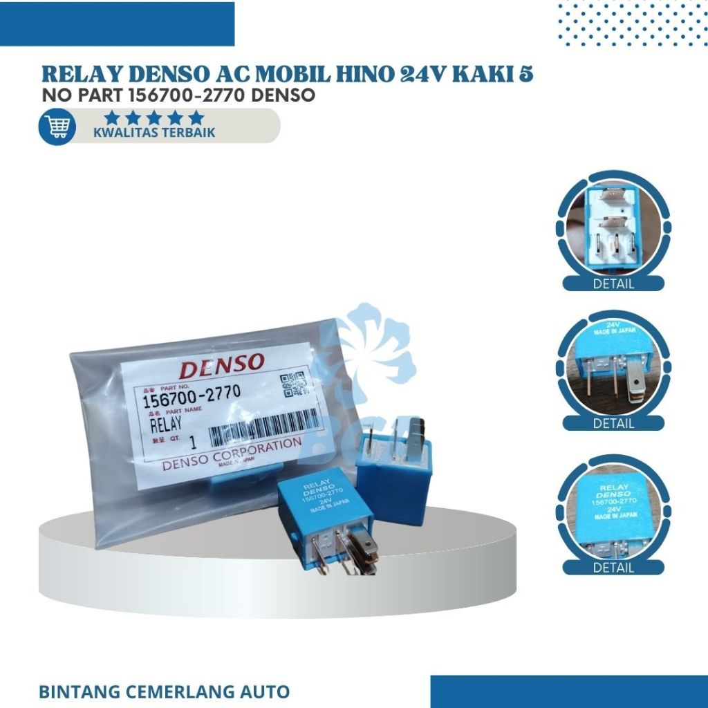RELAY DENSO AC Mobil Toyota Hino Kaki 5 24 Volt DENSO