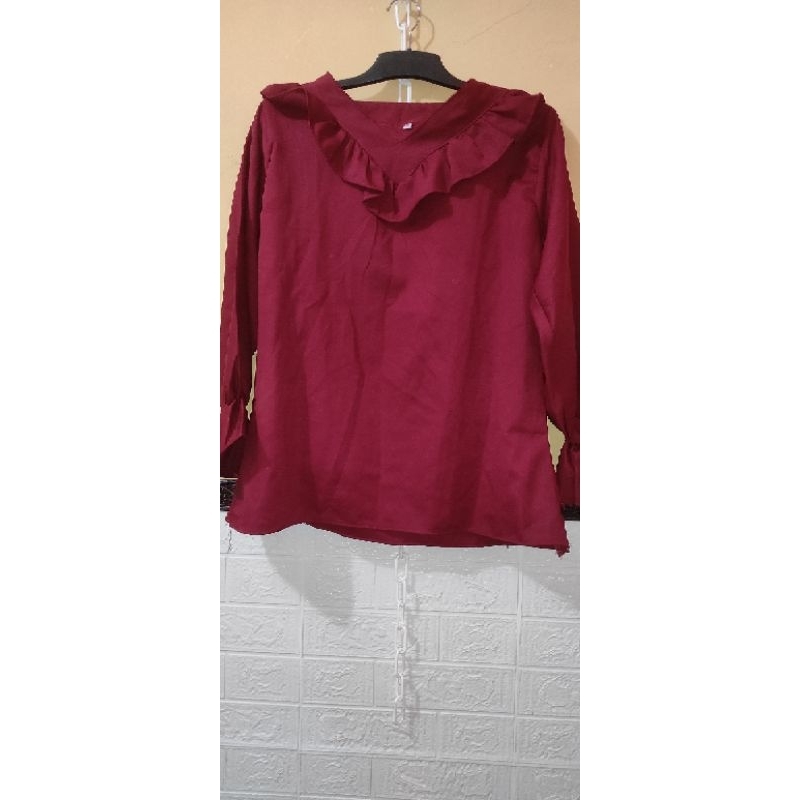 MERAH MAROON BLOUSE