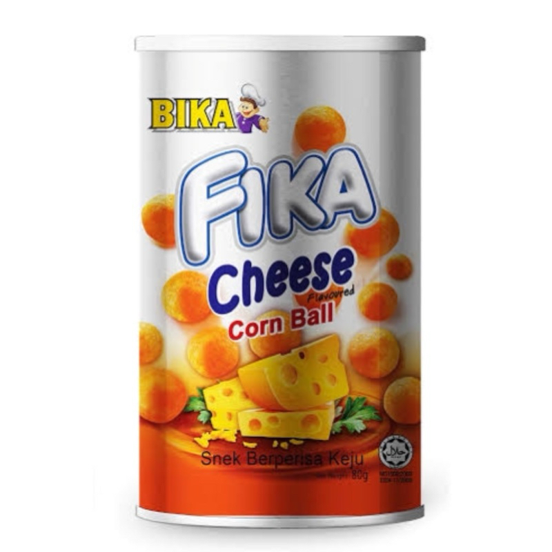 

Chiki Balls Keju Bika Fika Cheese Corn Balls 80g