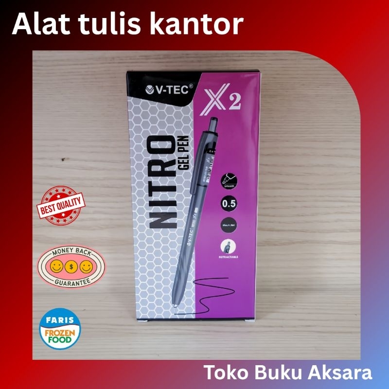 

Vtec Gel pen NITRO X2 Black