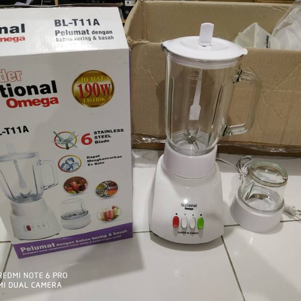 BLENDER KACA NATIONAL OMEGA BLT11A/Omega Blender by National Powerful Kitchen Essential
