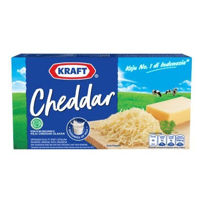 

Kraft Keju Cheddar Olahan Box 160g – Keju Lezat dan Lumer untuk Masakan dan Kue